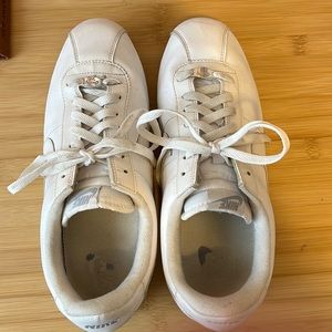 Nike Cortez all white.